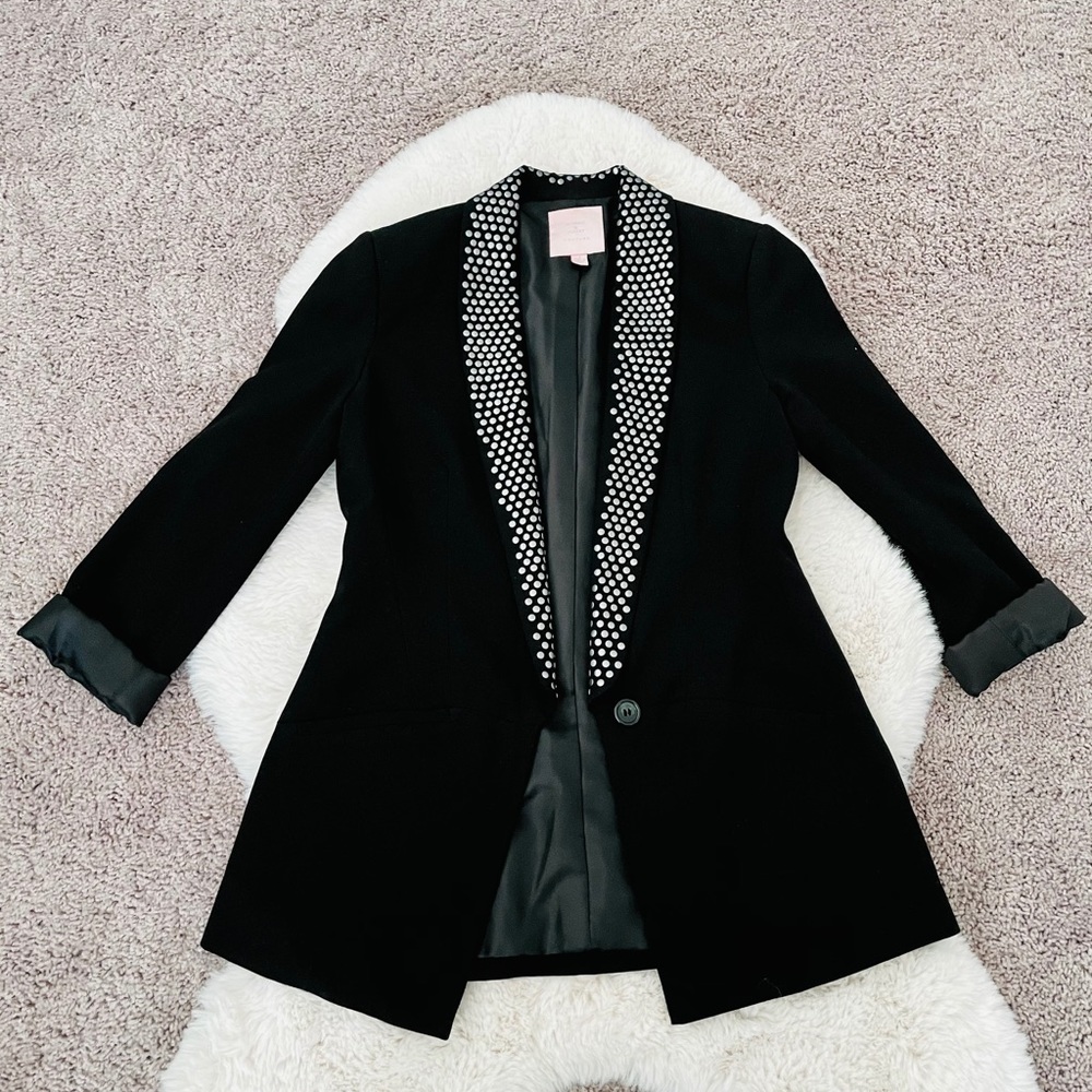 EUC Romeo & Juliet Couture Blazer Silver Studs